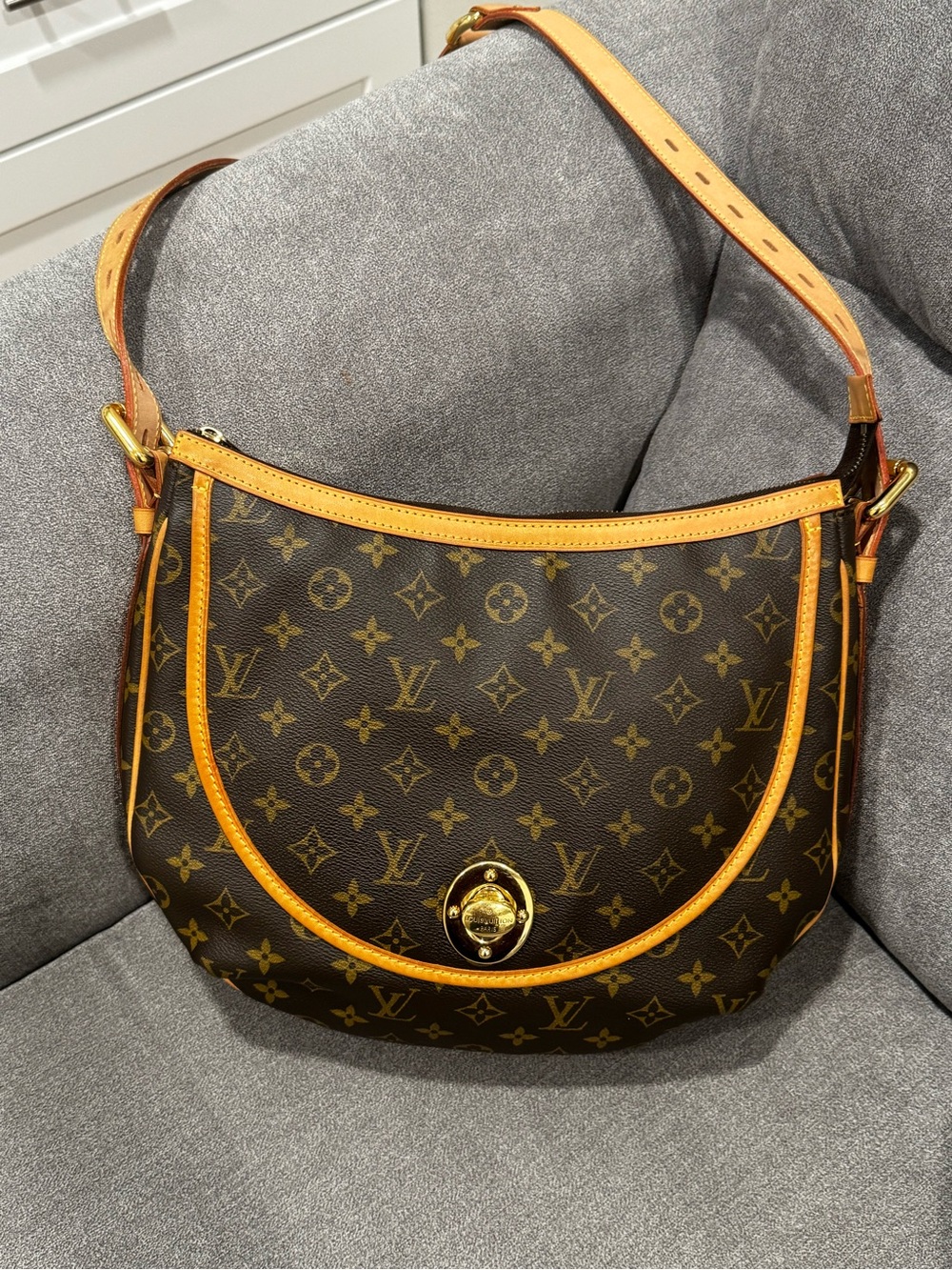 Retired Louis Vuitton Monogram Tulum GM Shoulder Bag